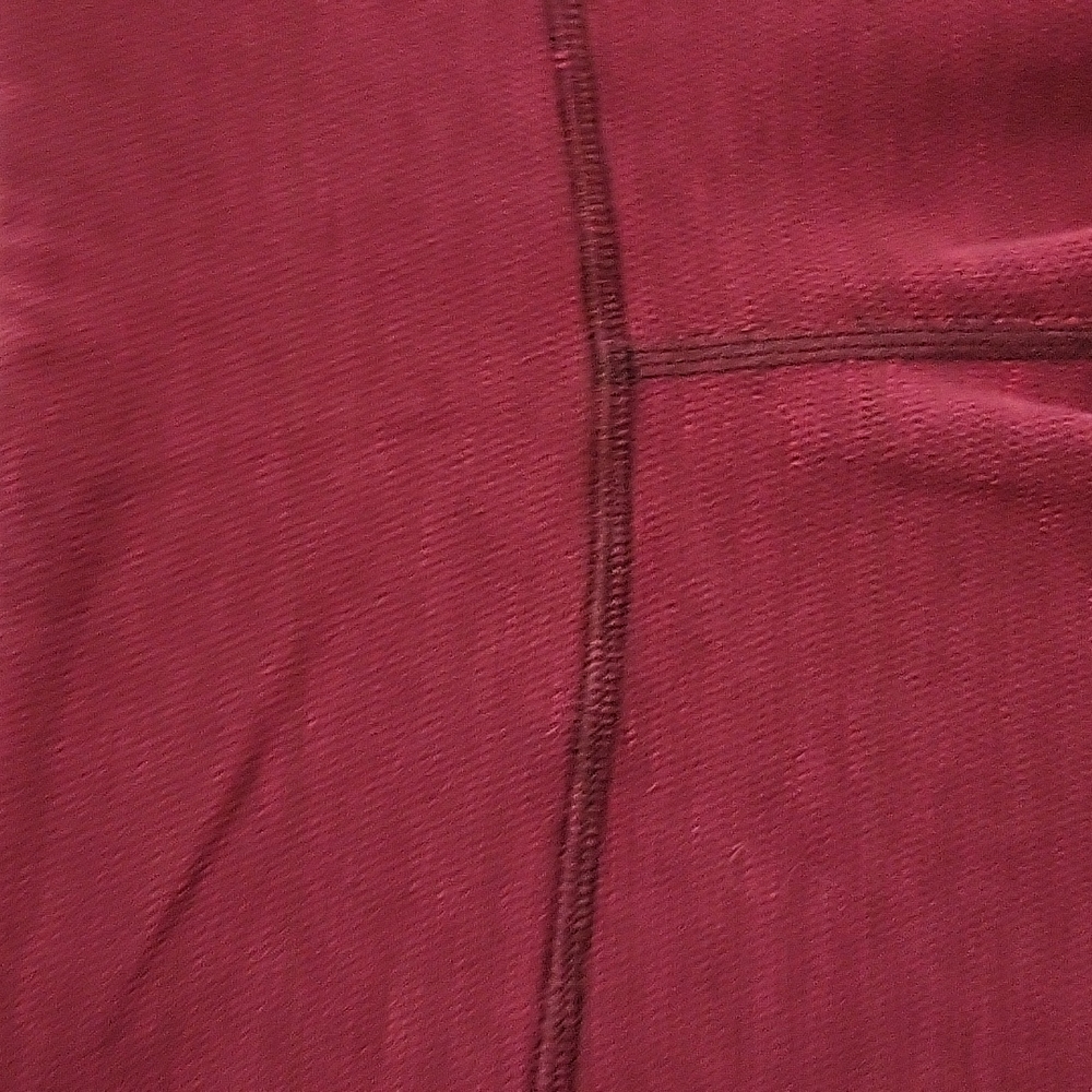 Lululemon Wunder Under Rust Berry Blumble Berry Leggings Size 10 - Picture 3 of 10